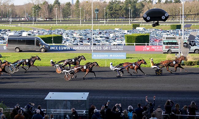Arrivée quinté pmu PRIX DE FRANCE EQWIN - AMERIQUE RACES à PARIS-VINCENNES