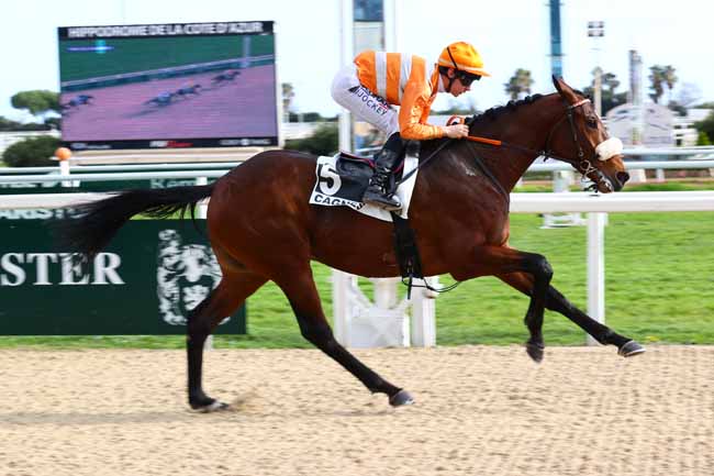 Photo d'arrivée de la course pmu PRIX DES ISSAMBRES à CAGNES-SUR-MER le Lundi 9 février 2026