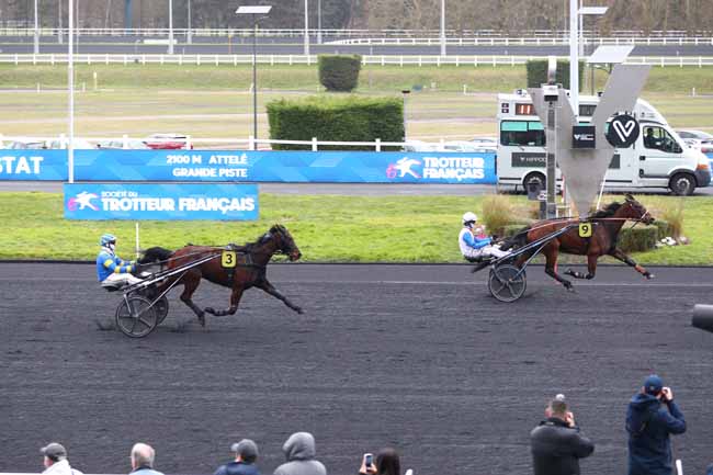 Photo d'arrivée de la course pmu PRIX DE SELESTAT à PARIS-VINCENNES le Mardi 10 février 2026