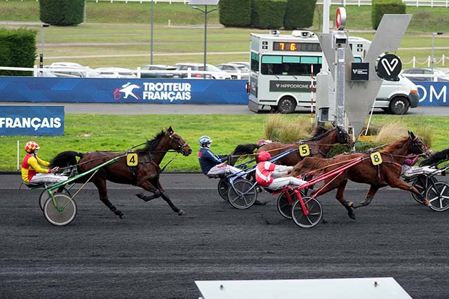 Photo d'arrivée de la course pmu PRIX DE VIBRAYE à PARIS-VINCENNES le Mercredi 11 février 2026