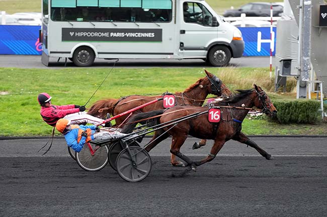 Photo d'arrivée de la course pmu PRIX DE DUN-SUR-AURON à PARIS-VINCENNES le Mercredi 11 février 2026