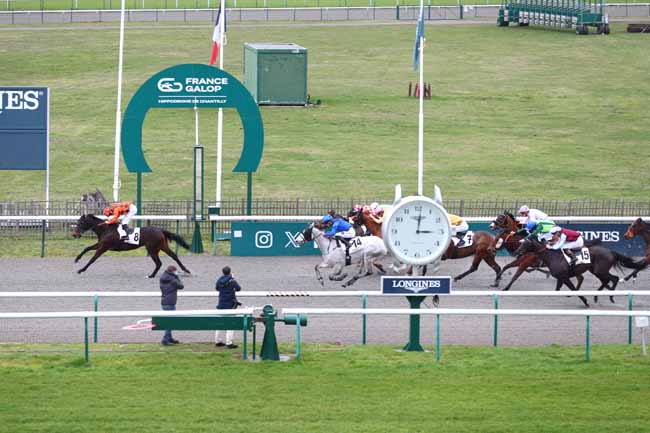 Photo d'arrivée de la course pmu PRIX DE LA MARE DES SOTS à CHANTILLY le Vendredi 13 février 2026