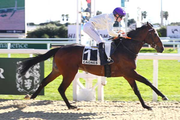 Photo d'arrivée de la course pmu PRIX DU LAUTIN à CAGNES-SUR-MER le Mercredi 18 février 2026