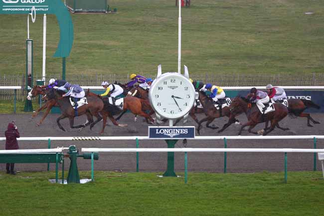 Photo d'arrivée de la course pmu PRIX DE L'ALLEE QUINCONCE à CHANTILLY le Jeudi 19 février 2026