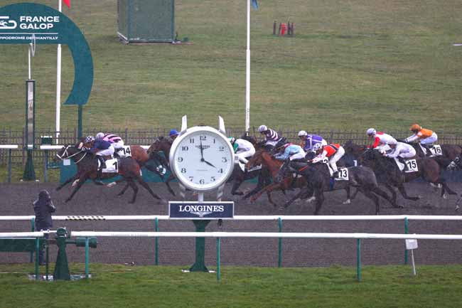 Photo d'arrivée de la course pmu PRIX DE L'ALLEE DES PHILOSOPHES à CHANTILLY le Jeudi 19 février 2026