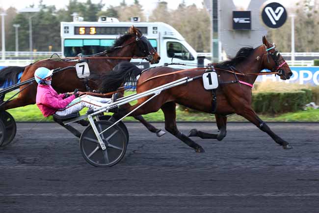 Photo d'arrivée de la course pmu PRIX DE PONT-L'EVEQUE à PARIS-VINCENNES le Vendredi 20 février 2026