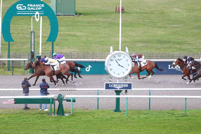 Photo d'arrivée de la course pmu PRIX DE LA PIERRE DE RHUIS à CHANTILLY le Vendredi 20 février 2026