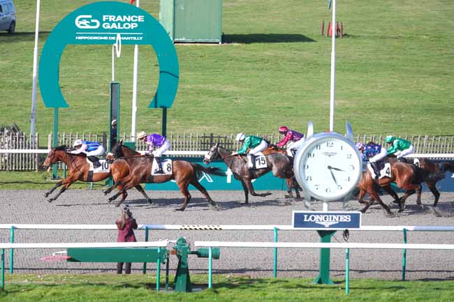 Photo d'arrivée de la course pmu PRIX DE VILLAINES-SOUS-BOIS à CHANTILLY le Mercredi 25 février 2026