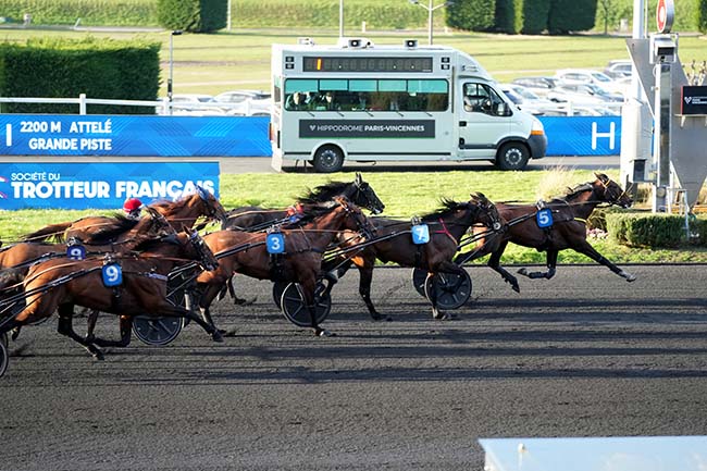 Photo d'arrivée de la course pmu PRIX DE SELECTION - PRIX FACE TIME BOURBON à PARIS-VINCENNES le Samedi 28 février 2026