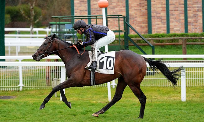 Photo d'arrivée de la course pmu PRIX DE L'HIPPODROME DE RAMBOUILLET à FONTAINEBLEAU le Vendredi 13 mars 2026