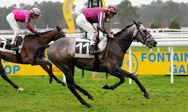 Photo d'arrivée de la course pmu PRIX DES AJONCS à FONTAINEBLEAU le Vendredi 13 mars 2026