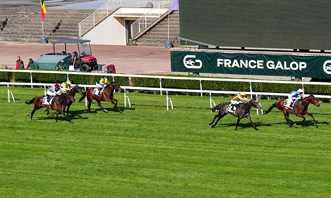 Photo d'arrivée de la course pmu PRIX OMNIUM II à SAINT CLOUD le Dimanche 15 mars 2026