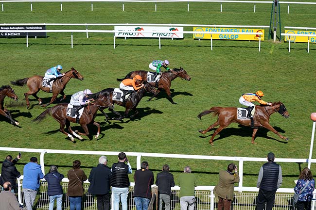 Arrivée quinté pmu PRIX HUBERT DE CATHEU à FONTAINEBLEAU
