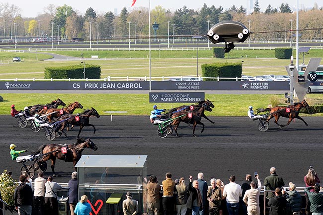 Arrivée quinté pmu PRIX JEAN CABROL à PARIS-VINCENNES