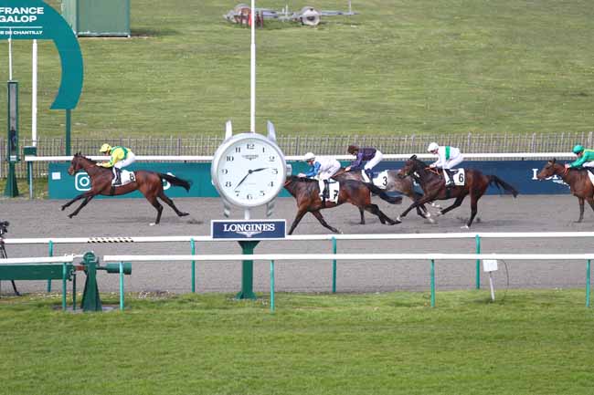 Photo d'arrivée de la course pmu PRIX DU BASSIN DU PRINCE à CHANTILLY le Lundi 23 mars 2026
