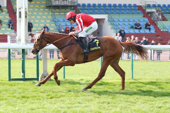 Photo d'arrivée de la course pmu PRIX DU MONT CENIS à COMPIEGNE le Lundi 23 mars 2026