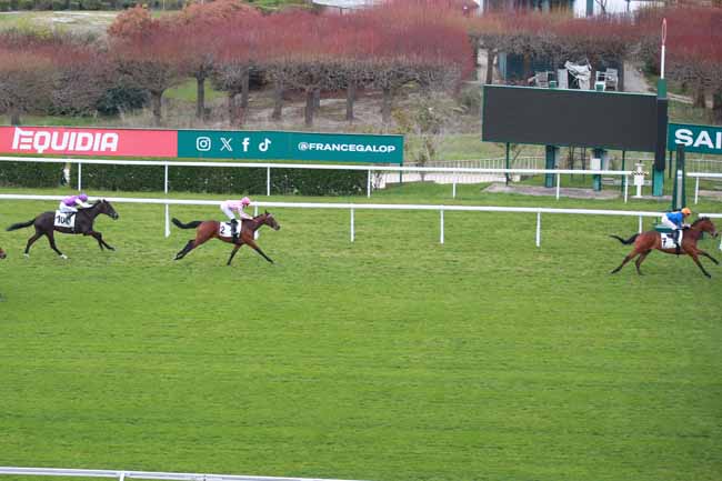 Photo d'arrivée de la course pmu PRIX DU MUSEE DES AVELINES à SAINT CLOUD le Mardi 24 mars 2026