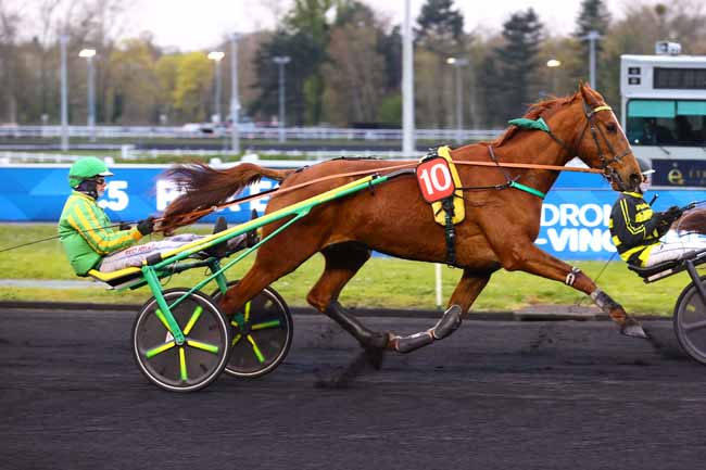 Photo d'arrivée de la course pmu PRIX EOS à PARIS-VINCENNES le Vendredi 27 mars 2026