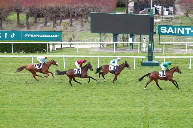 Photo d'arrivée de la course pmu PRIX RIGHT ROYAL à SAINT CLOUD le Dimanche 29 mars 2026