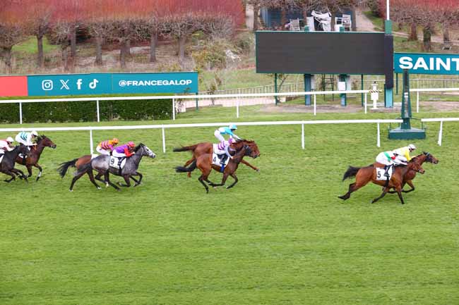 Photo d'arrivée de la course pmu PRIX DU ROUSSILLON à SAINT CLOUD le Dimanche 29 mars 2026