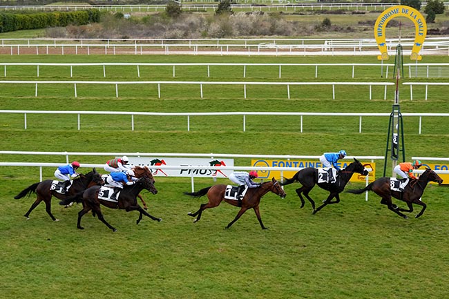 Photo d'arrivée de la course pmu PRIX DE LA CROIX DE VITRY à FONTAINEBLEAU le Mardi 31 mars 2026