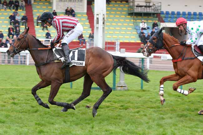 Photo d'arrivée de la course pmu PRIX JOURNALISTE à COMPIEGNE le Mercredi 1 avril 2026