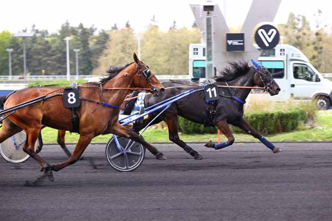 Photo d'arrivée de la course pmu PRIX ALGENIB à PARIS-VINCENNES le Vendredi 10 avril 2026