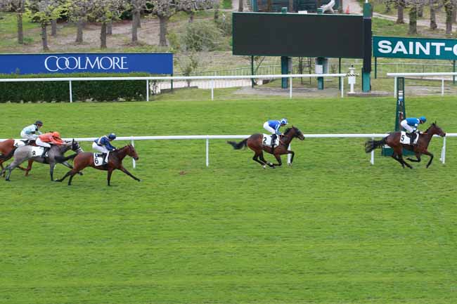 Photo d'arrivée de la course pmu PRIX DE CHANTELOUP-LES-VIGNES à SAINT CLOUD le Vendredi 17 avril 2026