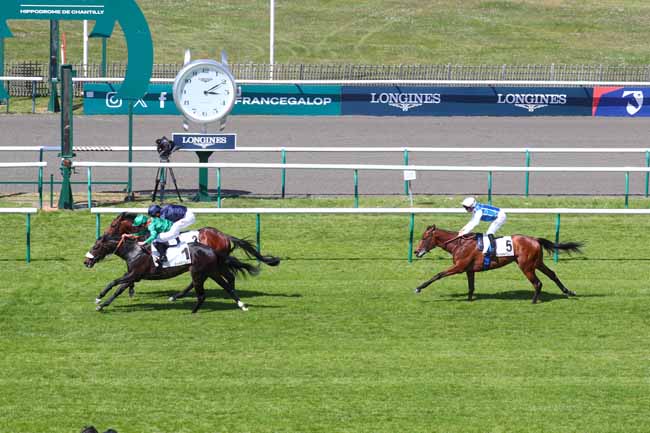 Photo d'arrivée de la course pmu PRIX DE SURESNES à CHANTILLY le Mardi 28 avril 2026