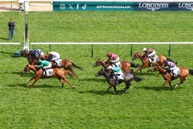 Photo d'arrivée de la course pmu PRIX GOLD RIVER à LONGCHAMP le Dimanche 3 mai 2026