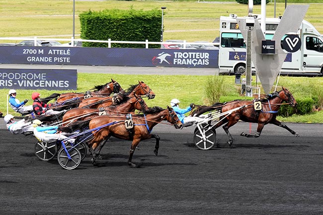 Photo d'arrivée de la course pmu PRIX DE NIORT à PARIS-VINCENNES le Mercredi 6 mai 2026