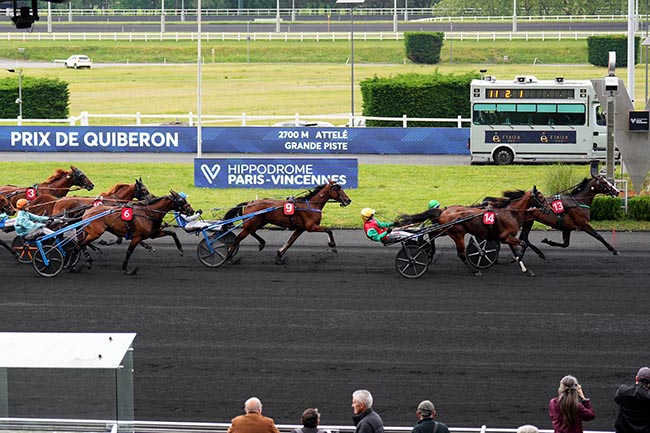 Photo d'arrivée de la course pmu PRIX DE QUIBERON à PARIS-VINCENNES le Mercredi 6 mai 2026