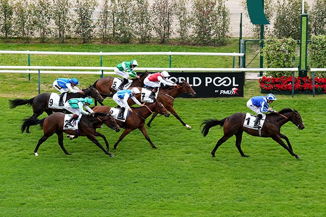 Photo d'arrivée de la course pmu PRIX LA FLECHE à CHANTILLY le Dimanche 31 mai 2026