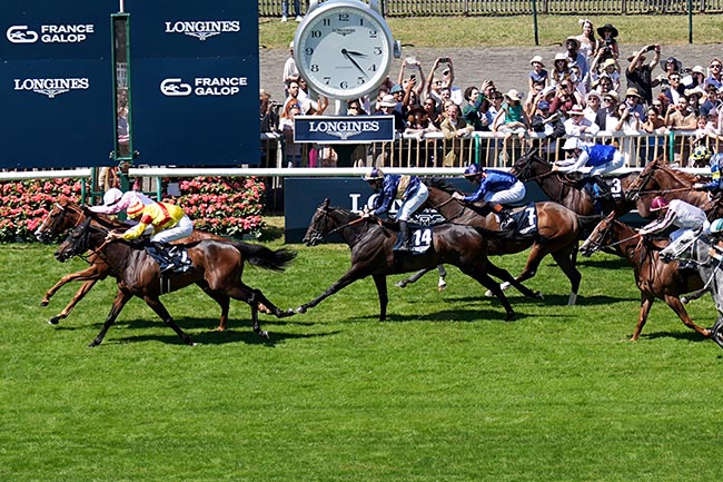 Arrivée quinté pmu GRAND HANDICAP DE LAMORLAYE LONGINES à CHANTILLY