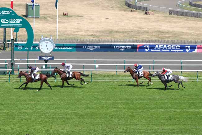 Photo d'arrivée de la course pmu PRIX DU BOSQUET D'ARIANE à CHANTILLY le Vendredi 19 juin 2026