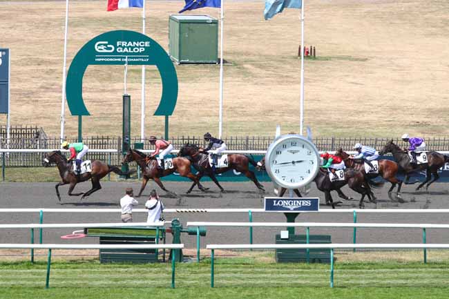 Photo d'arrivée de la course pmu PRIX DU CARREFOUR DU CHAPITRE à CHANTILLY le Vendredi 19 juin 2026