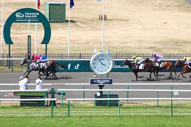 Photo d'arrivée de la course pmu PRIX DE LA BUTTE RONDE à CHANTILLY le Vendredi 19 juin 2026