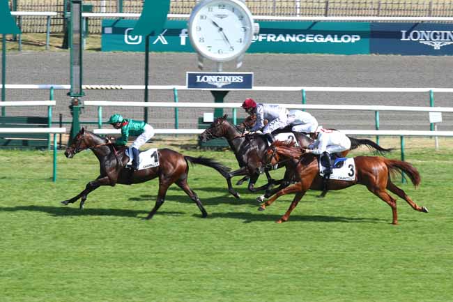 Photo d'arrivée de la course pmu PRIX DE L'AIRE CANTILIENNE à CHANTILLY le Mercredi 24 juin 2026