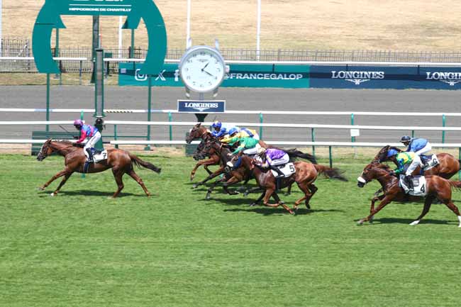 Photo d'arrivée de la course pmu PRIX DE L'ALLEE DES MERISIERS à CHANTILLY le Mercredi 24 juin 2026