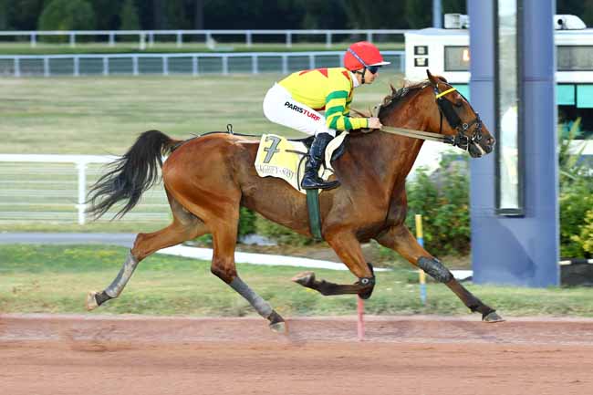 Photo d'arrivée de la course pmu PRIX GUILLAUME DE BELLAIGUE à ENGHIEN le Vendredi 26 juin 2026