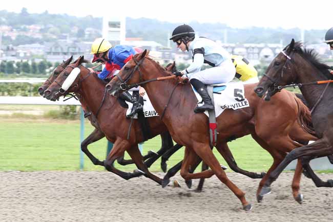 Photo d'arrivée de la course pmu PRIX PALOMELLE à DEAUVILLE le Vendredi 26 juin 2026