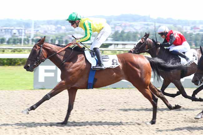 Photo d'arrivée de la course pmu PRIX DE COMPIEGNE CITE IMPERIALE à DEAUVILLE le Vendredi 26 juin 2026