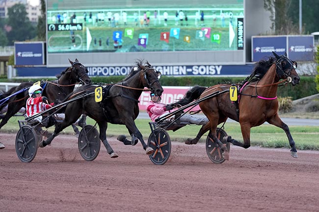 Photo d'arrivée de la course pmu PRIX DU ROUSSILLON à ENGHIEN le Samedi 27 juin 2026