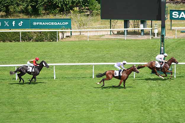Photo d'arrivée de la course pmu PRIX ARBELLE à SAINT CLOUD le Dimanche 28 juin 2026