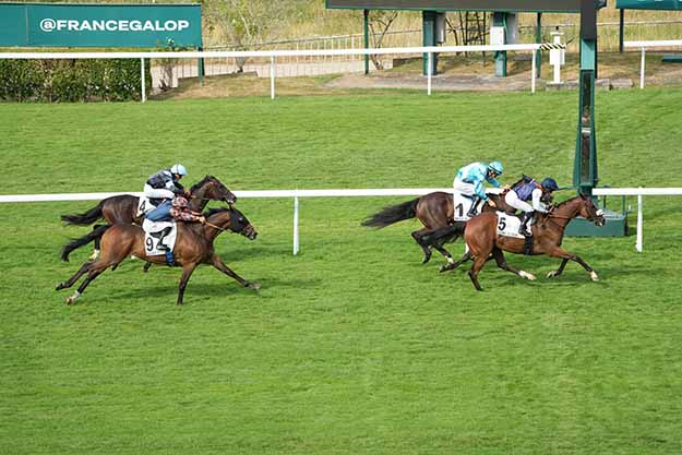 Photo d'arrivée de la course pmu PRIX DU DOMAINE DES FOSSES à SAINT CLOUD le Dimanche 28 juin 2026