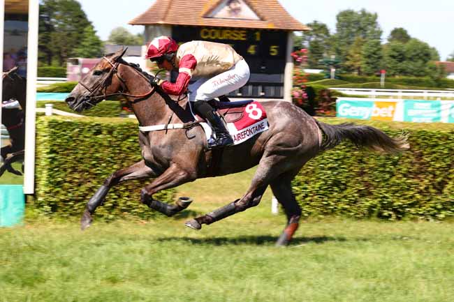 Photo d'arrivée de la course pmu ARQANA (PRIX DES ŒILLETS) à CLAIREFONTAINE le Lundi 29 juin 2026