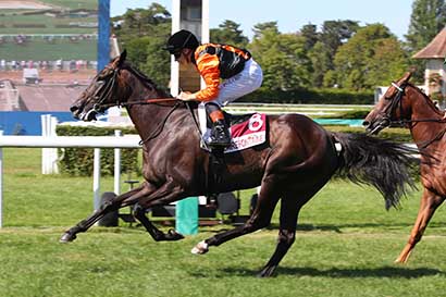 Photo d'arrivée de la course pmu PRIX VILLE DE SAINT-ARNOULT (PRIX DE SAINT-LEGER DUBOSQ) à CLAIREFONTAINE le Vendredi 3 juillet 2026