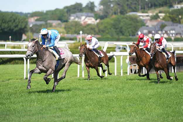 Photo d'arrivée de la course pmu PRIX CAMOMMILLE & LES CHEVAUX BY BAMBOO EDITION (PRIX VALE) à CLAIREFONTAINE le Lundi 6 juillet 2026