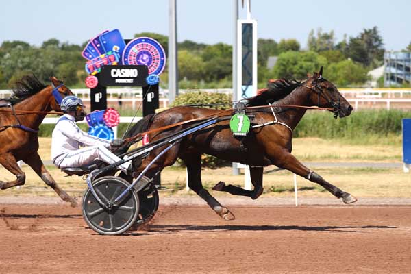 Photo d'arrivée de la course pmu PRIX DU BIDULE à PORNICHET le Mercredi 8 juillet 2026