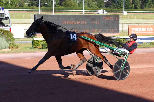 Photo d'arrivée de la course pmu PRIX RACE AND CARE (PRIX DES LANTANAS) à CABOURG le Vendredi 10 juillet 2026